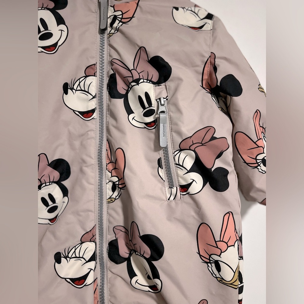 Minnie Mouse Water Repellent Snowsuit|Swimsuit:12months| Light Taupe - Picture 5 of 11